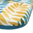 thumbnail image 3 of Outdoor Decor Turquoise Cove High Back Chair Cushion Pad, Aqua, 20" x 45", 3 of 4
