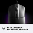 thumbnail image 5 of SteelSeries Rival 3 Gaming Mouse - 8,500 CPI TrueMove Core Optical Sensor - 6 Programmable Buttons - Split Trigger Buttons - Brilliant Prism RGB Lighting, 5 of 10