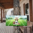 thumbnail image 4 of Happy Easter Hello Spring Shih Tzu Playing Football Landscape Wood Sign Lion Dog Lover Gifts Hanging Wall Home Decor - 13003, 4 of 5