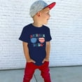 thumbnail image 2 of LUOGENLI Boys Shirts Size 6-7 Youth Small Kids Boys America Flag Shirts 4th of July T Shirt Toddler Girls Cotton Patriotic Tops Tee Independence Day Clothes Boys Shirts Size 10-12 8-9 Years, 2 of 6