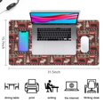 thumbnail image 5 of Long Mouse Pads for Desk,Red Christmas Animal and Tree Pattern Desk Mats on Top Of Desks, Desk Mouse Pad Extra Large with 3mm Non-Slip Base and Stitched Edge for Gaming,Office,Work,Home 31.5x15.7in, 5 of 5