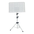 thumbnail image 3 of HILABEE Support de Partitions Réglable en Hauteur Portable Antidérapant Installation Simple Porte-Livre de Musique Pliable pour Groupe Guitare Ukulélé Violon Blanc, 3 of 9