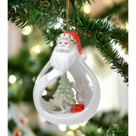 Kevins Gift Shoppe Ceramic Santa Ornament Decorating Christmas