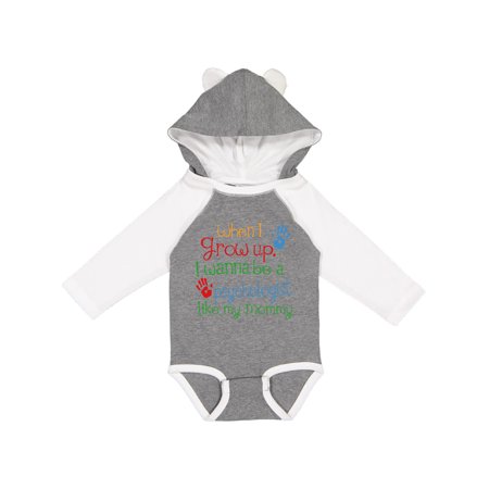 

Inktastic Psychologist like Mommy Gift Baby Boy or Baby Girl Long Sleeve Bodysuit