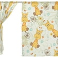 thumbnail image 3 of Coolnut Sheer Curtains, 2 PCS Cartoon Giraffe Gauze Door and Window Voile Curtain Panels for Bedroom Living Room, 55"x84", 3 of 4