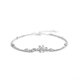 thumbnail image 1 of Pulsera de flor de cerezo (platino) para mujer, joyería de pulsera para mujer, regalo de amor con símbolo de infinito para cumpleaños, Navidad, día de San Valentín, día de la madre, 1 of 3