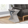 thumbnail image 5 of Accent Table - Side - End - Nightstand - Lamp - Gray Veneer - Contemporary, 5 of 5