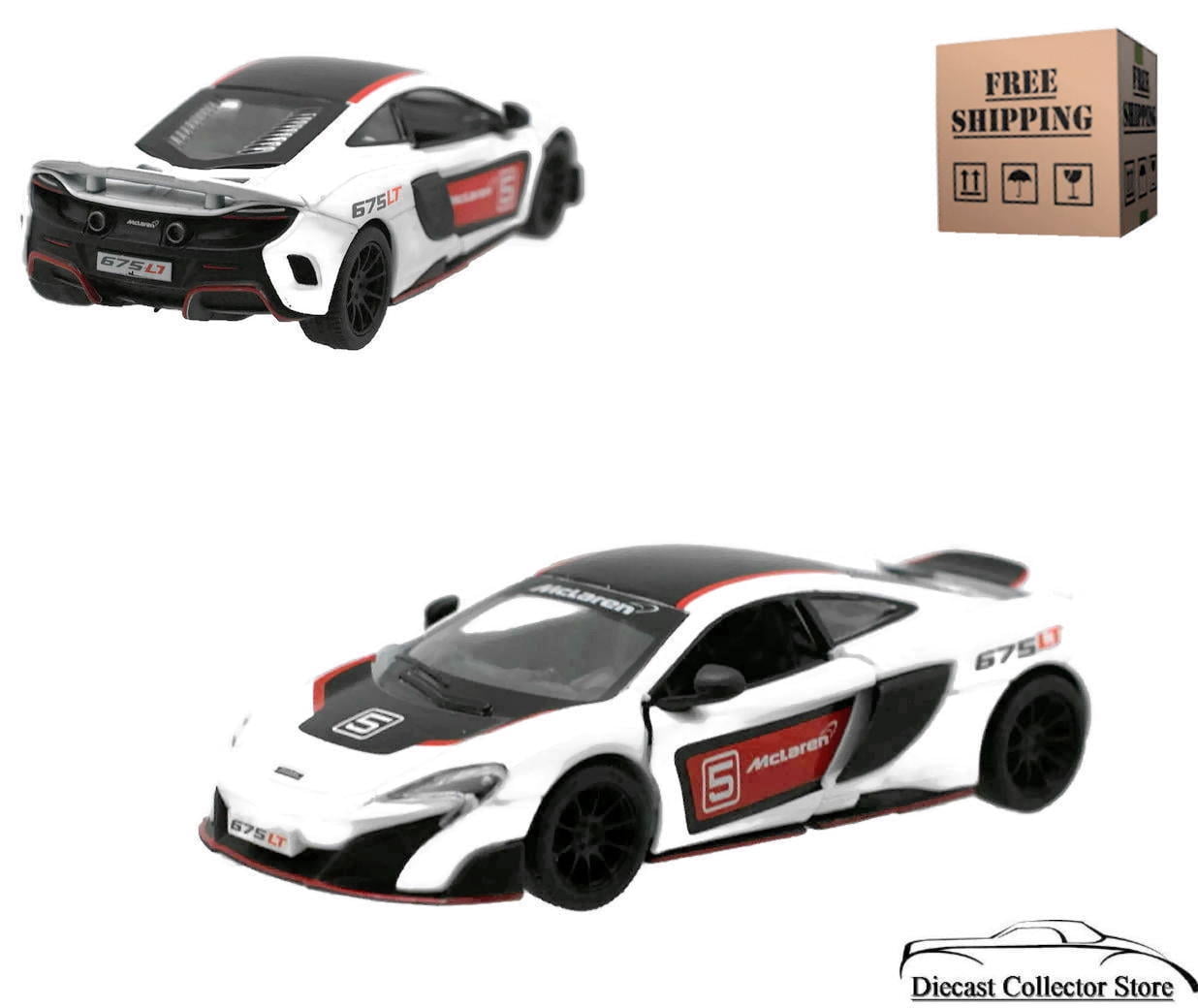 McLAREN 675LT PERSONALISED NAME PLATES NEW Toy Car MODEL DAD BOY BIRTHDAY GIFT
