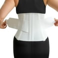 thumbnail image 6 of Alpha Medical 10” Vented Back Support Lower Back Brace Herniated Disc Scoliosis Back Pain Relief Lifting Belt Back Muscle Tension Back Sprain Back Strains  L0625  (Small White), 6 of 8