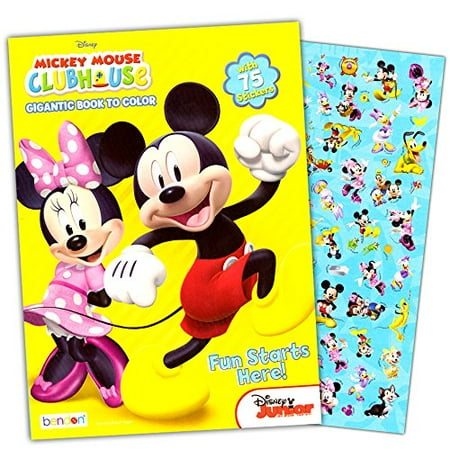 Mickey Mouse Coloring Book with Stickers | Walmart Canada