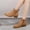 Khaki, variant on Women's Plus Size Ankle Boots Round Toe Mid Block Heel Side Zipper Soft Suede Short Booties Versatile Daily Dress Shoes Black 9.5(43)