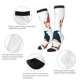 thumbnail image 3 of Xecao School Cute Gnomes Print Compression Socks for Both Men And Women for Running, Travel, Flight, Nurse, 3 of 6