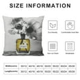 thumbnail image 5 of JEUXUS Black and Gold Decorative Pillow Covers Paris Fashion Pillow Covers Throw Pillow Covers Square Pillowcase, 5 of 5