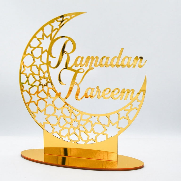 StarLaser Ramadan Mubarak Acrylic Night lamp for Eid Decoration