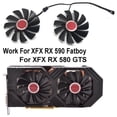 thumbnail image 1 of XFX 2PCS 95MM FDC10U12S9-C CF1010U12S Cooler Fan Replace for XFX AMD, 1 of 5