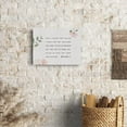 thumbnail image 4 of Bible Verse Watercolor Canvas Print Decor Jeremiah 29 : 11 Floral Wall Painting Modern Home Posters Artwork Decoration 12”X15” (Framed)…, 4 of 6
