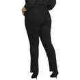thumbnail image 2 of NYDJ womens  Plus Marilyn Black Straight Jean, 24W, 2 of 3