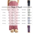 thumbnail image 7 of Lmnyox Wide Leg Pants for Toddler Kids Casual Loose Pull On Pants Plain Athletic Trousers with Pockets, 7 of 7