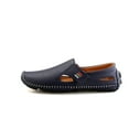 thumbnail image 4 of Men's Casual Loafers Slip On Leather Shoes Lightweight Driving Shoes Moccasins Classic Penny Loafer Flats Boat Shoes Outdoor Walking Shoes, 4 of 15