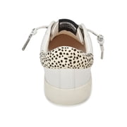 VINTAGE HAVANA Womens Black Multi Mixed Media Logo Perforated Padded Grande Round Toe Slip On Leather Athletic Sneakers 7.5