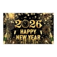 thumbnail image 1 of TIELUTT Happy Years Eve 2026 Large Years 2026 NewYear Eve Banner Party Large Garages for Flag Small on Will You Be My Valentine Banner Pennant Flags Triangular Flags on A String Coffee Table Runners, 1 of 4