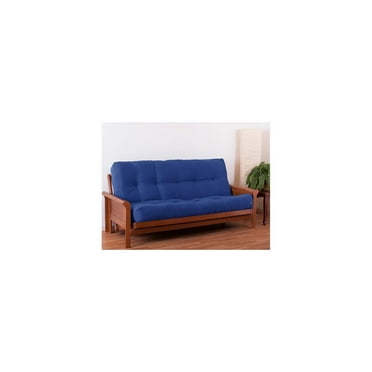 Blazing Needles Renewal 10-inch Twill Full-size Futon Mattress - Royal Blue