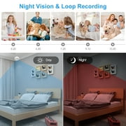 Aiacmea Smart Mini Camera with Wi-Fi & RTMP Live Stream - 1080P Hidden Security Camera, Plug & Play, Motion Alerts, 2-Way Audio, Works with App for Home, Office, Nanny Cam