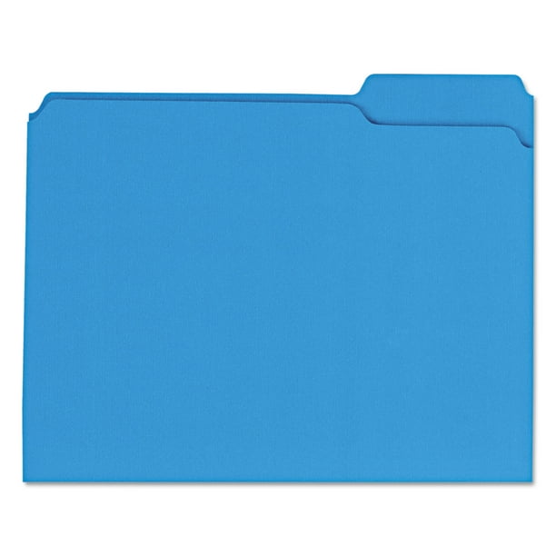 Universal Reinforced TopTab File Folders, 1/3Cut Tabs, Letter Size