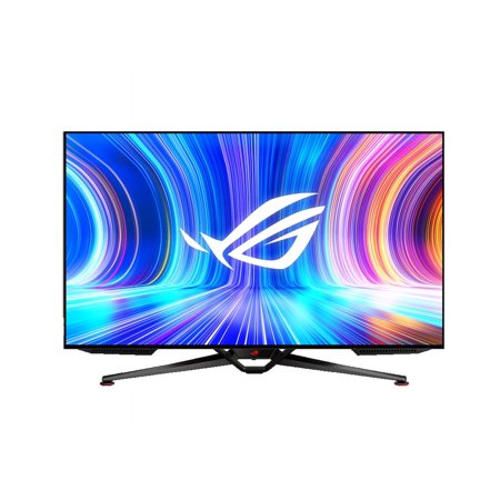 UPC: 0195553565479 | ASUS ROG Swift OLED PG48UQ Gaming Monitor – 47.5  4K  OLED  138Hz (Overclocked)  0.1 ms (GTG)  G-SYNC Compatible  Custom Heatsink  98% DCI-P3  True 10-bit  HDMI 2.1  DisplayPort 1.4