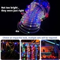 thumbnail image 3 of JOPESO Solar Rope Lights Outdoor Waterproof 39FT 100LED Solar String Lights 8 Modes Clear Tube Hanging Lights Clearance for Christmas Decorations, 3 of 13