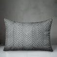 thumbnail image 3 of Creative Products Scribble Chevron Gray 14 x 20 Indoor / Outdoor Pillow, 3 of 3