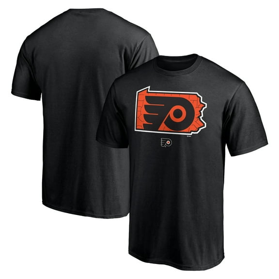 Men's  Black Philadelphia Flyers Hometown Collection State T-Shirt