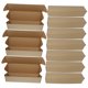 thumbnail image 5 of KALLORY 10Ud Triangular De Cartón Kraft Para Almacenamiento Y Envío Resistente Y Ecológica Color, 5 of 8