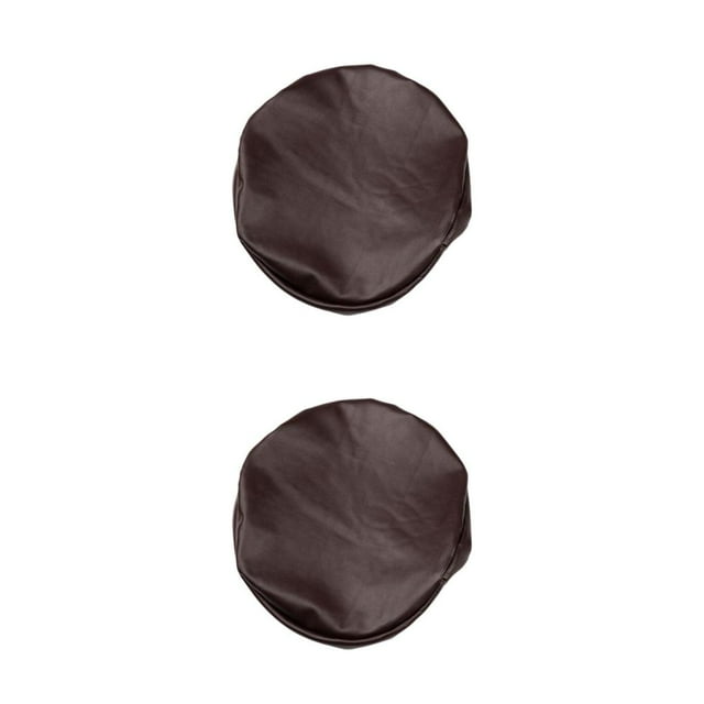Toystoory Funda de cuero PU para silla, taburete impermeable, funda protectora extraíble, fundas de cojín para asiento de belleza, banquete y Café 2Conjunto