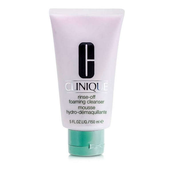 Clinique Clinique Rinseoff Foaming CleanserMousse, Face Wash for All Skin Types, 5 Oz