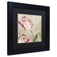 thumbnail image 3 of Trademark Fine Art "Peppermint Tulips I" Canvas Art by Color Bakery Black Matte, Black Frame, 3 of 4