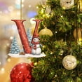thumbnail image 4 of Christmas Snowman Alphabet Pendant Ornaments Festive 26 Letter Hanging Decorations for Holiday Tree, 4 of 4