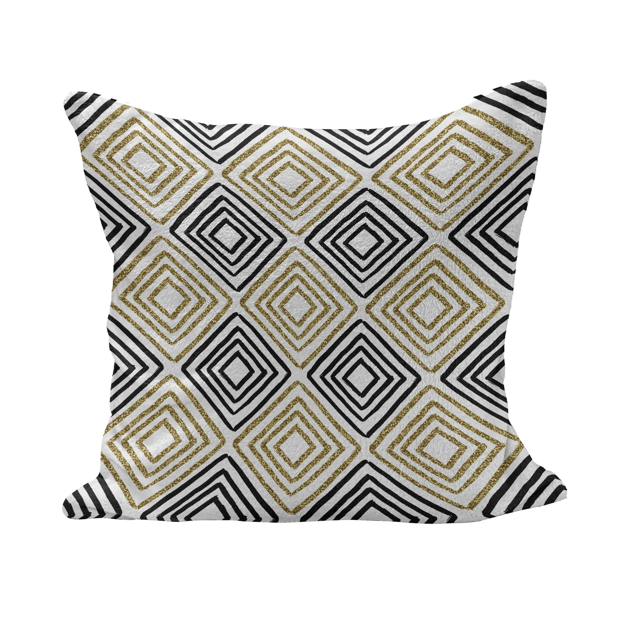 Large Black Yellow Modern Pillows, Modern Throw Pillows for Couch