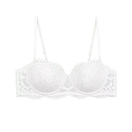 Sexy Lace French Push-up Underwear Half Cup Embroidery 100 Million Steel Ring Thin Cotton Bra Big Chest Show Sexy Bra