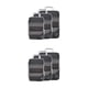 thumbnail image 3 of Yuarrent Organiza 3 veces y ahorra espacio con estos cubos de embalaje de viaje Maleta comprimida Equipaje negro Negro 2Conjunto, 3 of 6