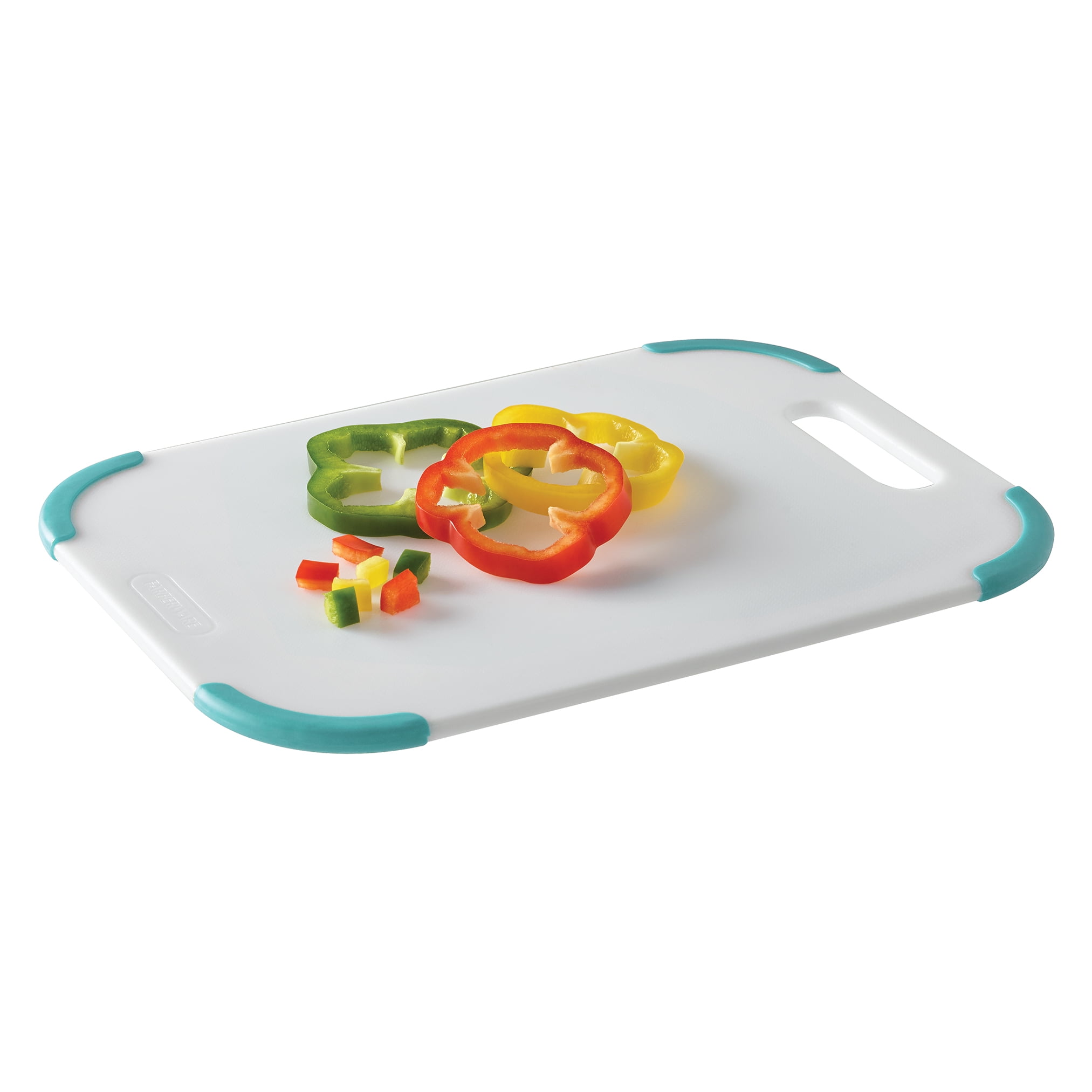 Farberware 10 X 14 Inch Nonslip Poly Cutting Board, Assorted