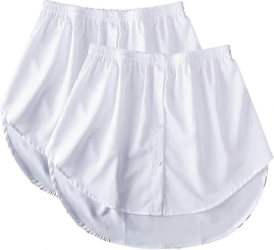 2 Pack Women's Shirt Extensions, Mini Skirt, Blouse Skirt, Petticoat  Extender Fake Top Hem Shirt Mini Underskirt - Walmart.ca