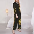 thumbnail image 3 of Naloa Golden Dice Pajamas for Women Set, Womens Pajama Sets, Lounge Sets for Women, 2pjs for Women-Large, 3 of 7