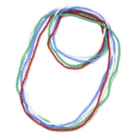 - Beads Glass Set of 4 Strand Necklace for Women 44