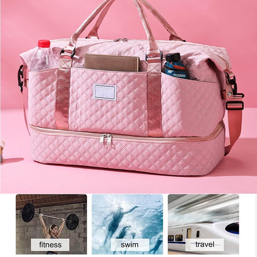 Multi Functional Travel Bag Three Piece Set Large Capacity Lightweight Travel Storage Bag Luggage Bag with Handbag And Shoulder Crossbody Bag Up to 65% Off