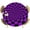 Purple, variant on Green Black Checkered Round Tablecloth 36-44 Inch Round Fitted Table Cloth with Elastic Edge, Modern Abstract Art Waterproof Table Cover Protector for Outdoor Picnic Party Dining