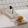 thumbnail image 2 of Bouclair Natural Paulownia Bath Caddy, 2 of 5