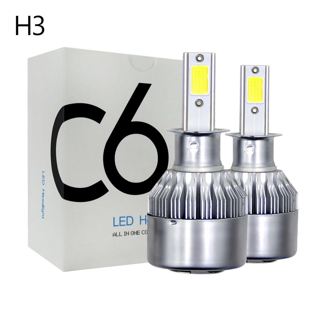 C6 Led Headlight Bulbs LED Car Lights 880 9005 9006 6000K 72W 12V 7200LM  Auto Headlamps led H7 & 3 