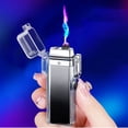 thumbnail image 3 of LACKUST Flameless Plasma Lighter,Waterproof Electric Lighters Dual Arc USB Rechargeable Lighters for Camping Hiking Gifts for Women,C, 3 of 5