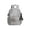 Gray, variant on Solid Color Semi-Transparent See Through Mesh Backpack Stadium Approved Backpack for Travel Beach Outdoor Sports, Black